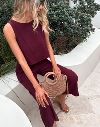 Esther & Co - Lizzo Top - Bordeaux