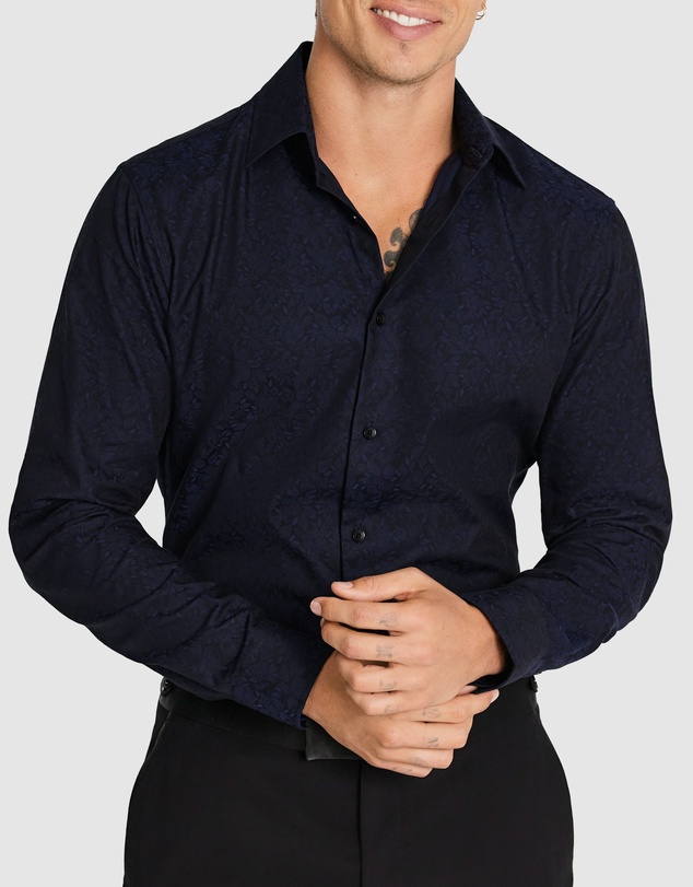 Tarocash - Anise Slim Floral Shirt