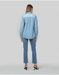 DRICOPER DENIM - Della Pacific Blue Slim Straight Leg Jeans