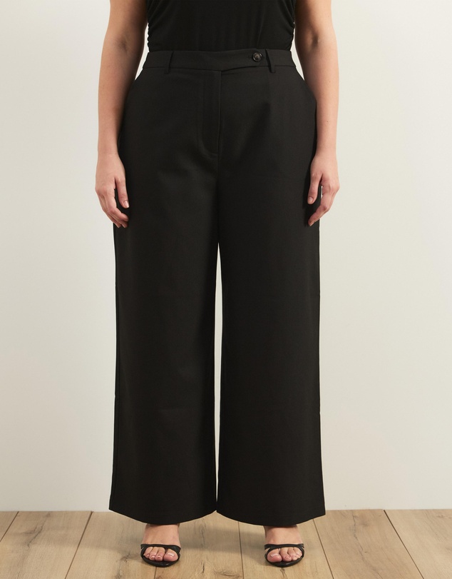 Atmos&Here Curvy - Agnes Pleated Tailored Pants