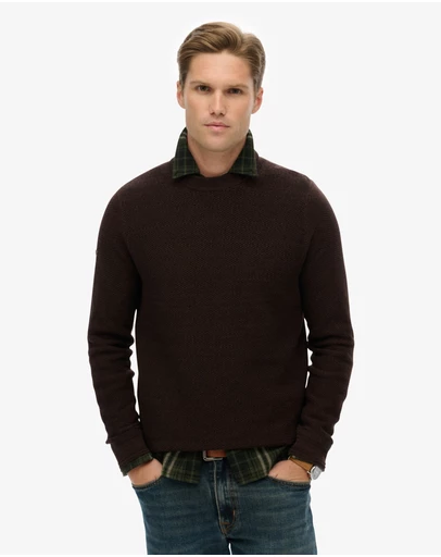 Superdry - Light Weight Cotton Texture Jumper