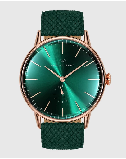 August Berg - Serenity 40mm Green Watch