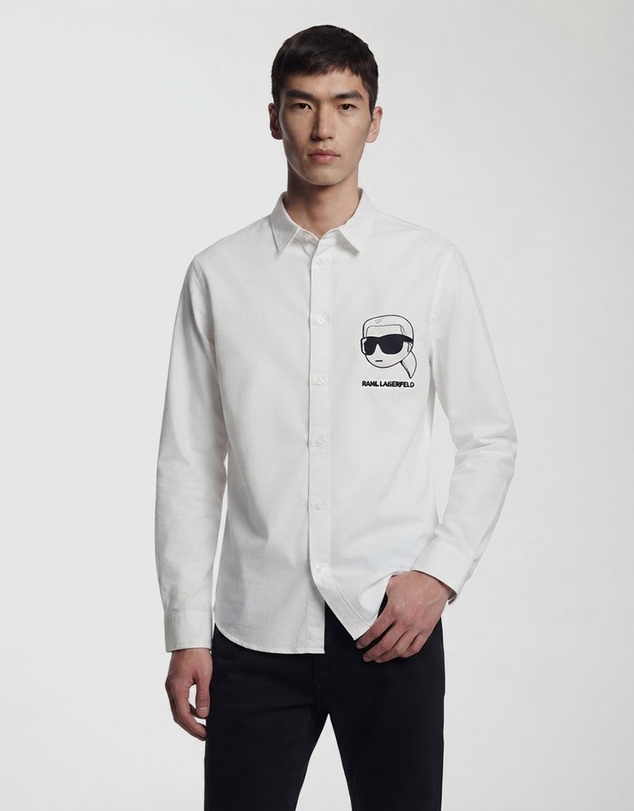 Karl Lagerfeld - Ikon Sketch Shirt