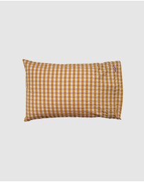 Mosey Me - Mango Seersucker Standard Pillowcase Set