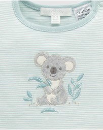 Purebaby - Australiana Short Growsuit- Babies