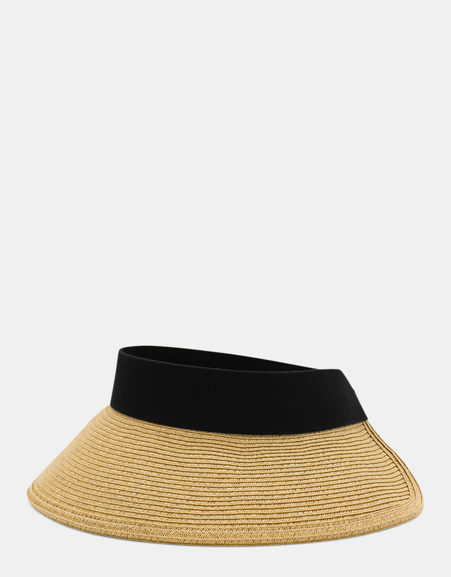 Morgan & Taylor - Demi Braided Visor in Tan Brown