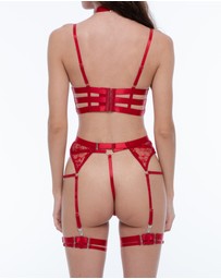 One Empire - Lucy Red Lingerie Set