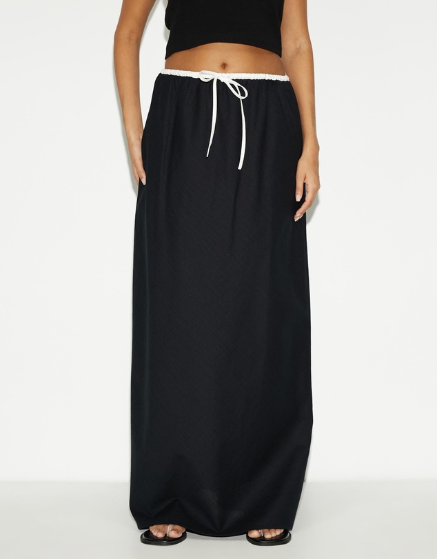 Dazie - Lido Contrast Midi Skirt