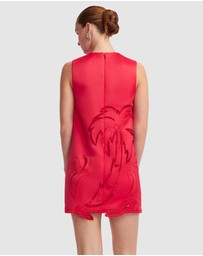 LEO LIN - Yvonne Applique Mini Dress