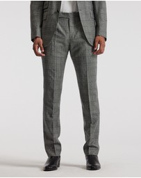 Calibre - Glen Check Suit Pants Grey