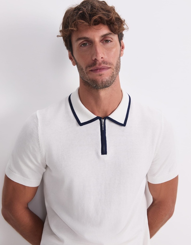 Sportscraft - Brookes 1/4 Zip Knit Polo
