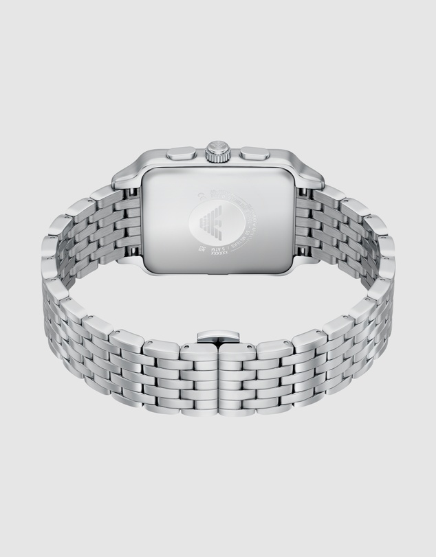 Emporio Armani - Silver Tone Chronograph Watch