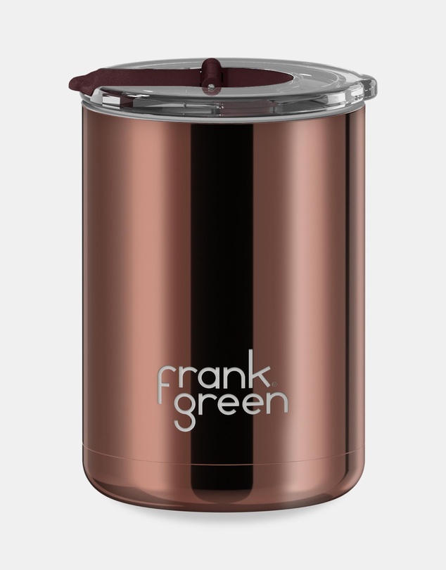 Frank Green - 12oz Ceramic Coffee Cup with Hinged Screw Lid