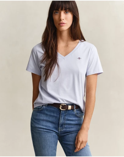 Gant - Shield V-Neck T-Shirt