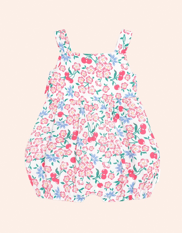Huxbaby - Tropical Floral Tie Romper - Babies