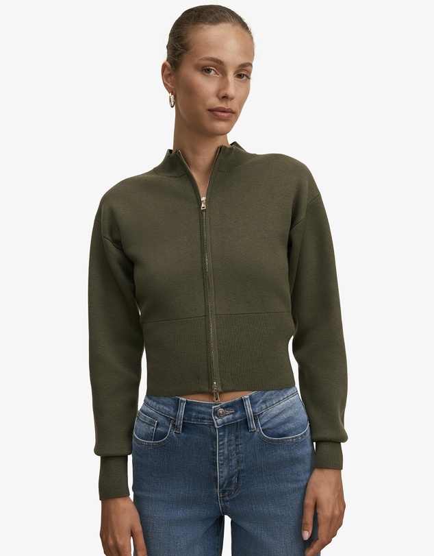Forever New - Hanna Zip Knitted Jacket
