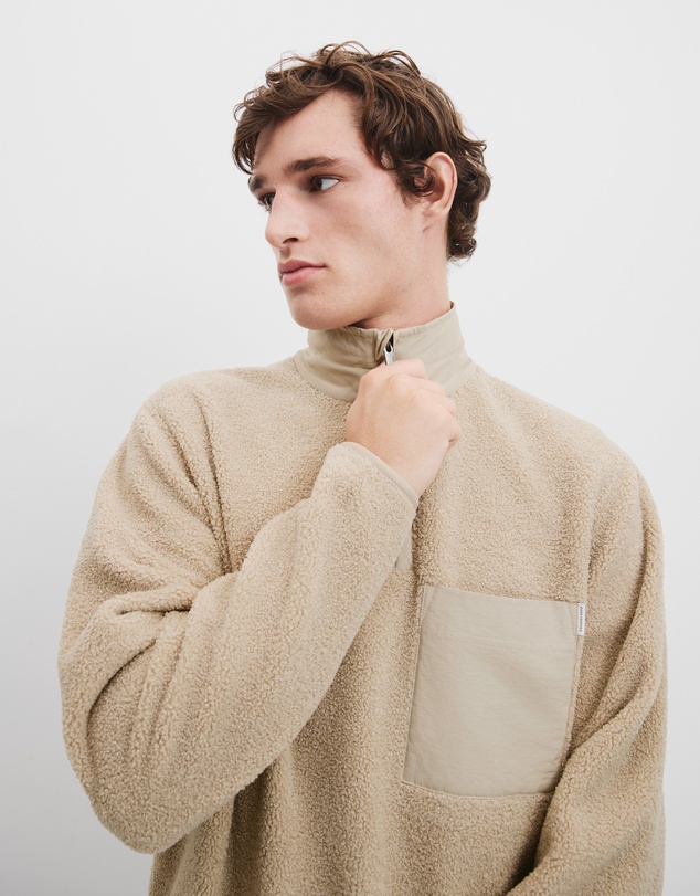 Country Road - Polyester Half Zip Sweat