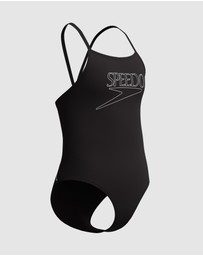 Speedo - Classic Logo One Piece - Kids-Teens