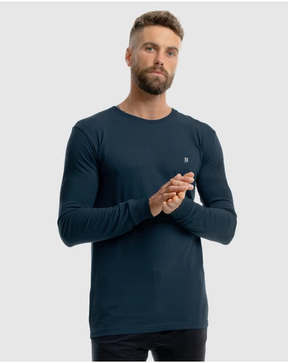 DVNT - Classic Embroidery Long Sleeve Tee