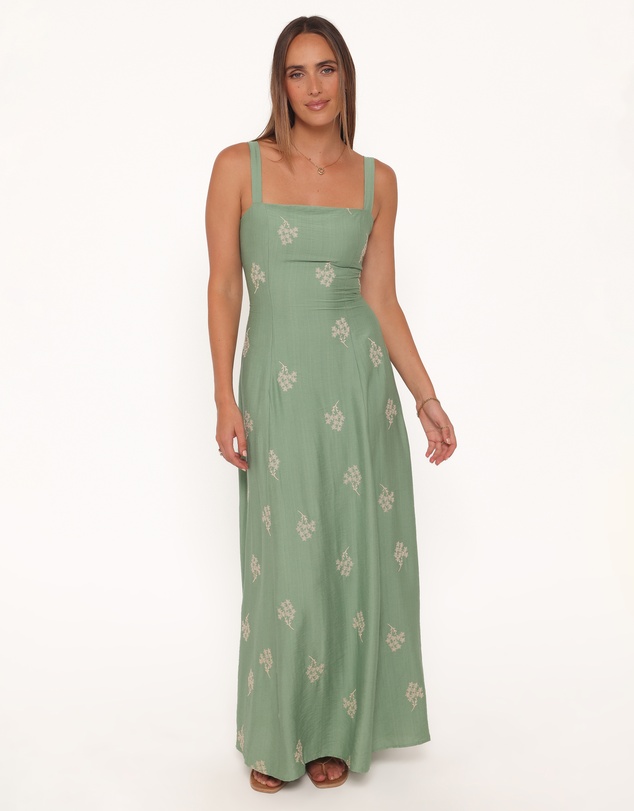 Petal & Pup - Oregon Maxi Dress - Green