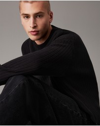 Calvin Klein Jeans - Relaxed Ribbed Cotton Jumper