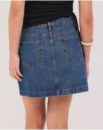 Calli - Cassie Denim Mini Skirt