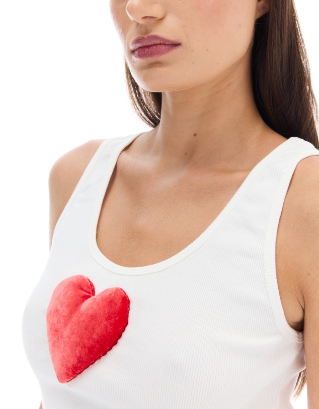 THE TALES - We Love 3D Velvet Heart Singlet