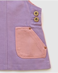 WITH LOVE FOR KIDS - Hazel Denim Pinafore Dress - Babies - Kids