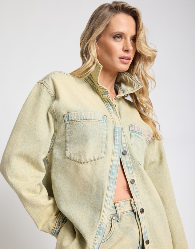 ONE TEASPOON - Spirit Drifter Shacket - Blue Sand