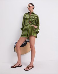 Sportscraft - Tara Stripe Cotton Short