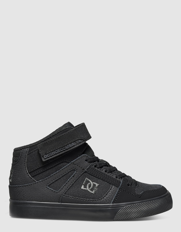 DC Shoes - Kid's Pure High-Top EV High-Top Leather Shoes