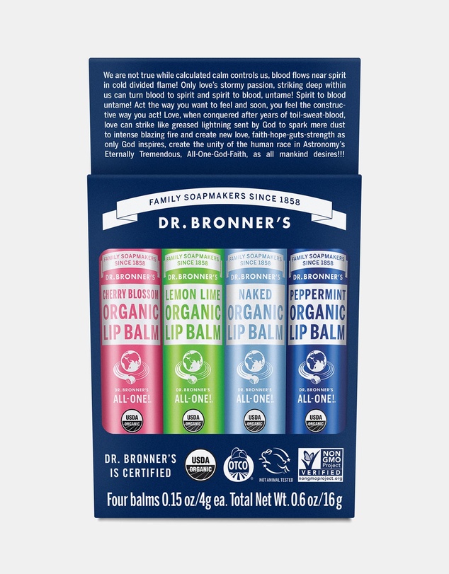 Dr Bronner's - Joy Lip Balm Set