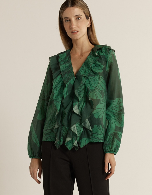 Fate + Becker - Lynn Ruffle Blouse