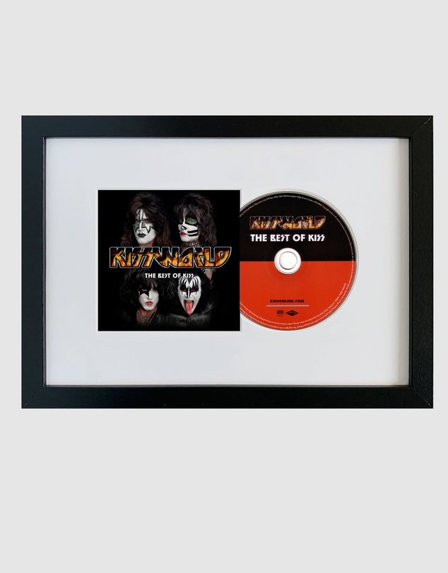 iWorld - Kiss - Kissworld - The Best Of Kiss - CD Framed Album Art