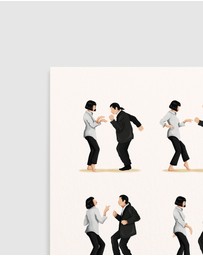 Olive et Oriel - Pulp Fiction Twist Dance II Art Print