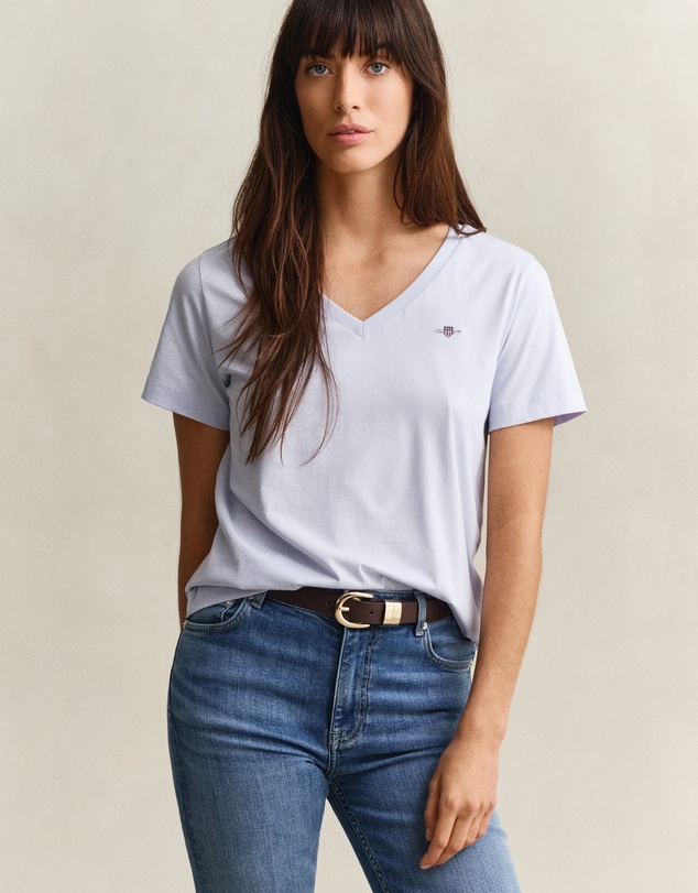Gant - Shield V-Neck T-Shirt