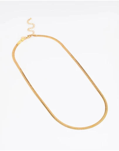 Lovisa - Waterproof Gold Plated Stainless Steel Snake Chain Necklace