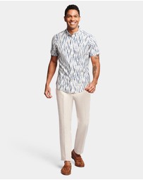 Brooksfield - Dye Print Casual Shirt