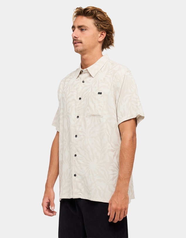 Billabong - Mens Sundays Jacquard Short Sleeve Shirt