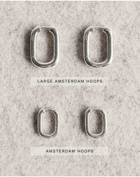 SAINT VALENTINE - Amsterdam Large Hoops - Silver