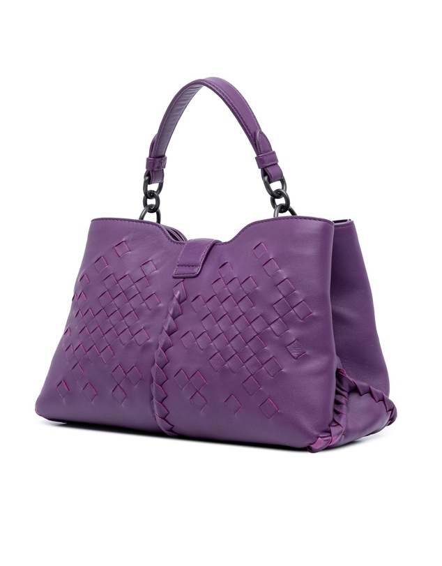 Pre-Loved by Azura Reborn - Pre-Loved bottega veneta Woven Leather Top Handle Bag