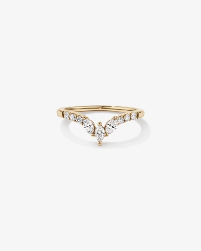 Michael Hill - Wedding Ring with .38TW of Diamonds in 14k Yellow Gold