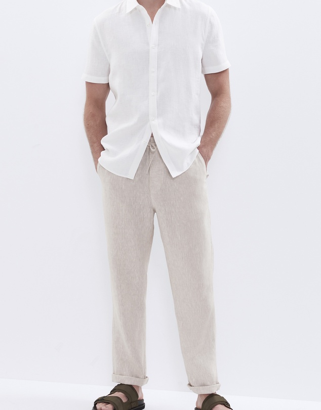 UNISON - Linen Pull On Pant