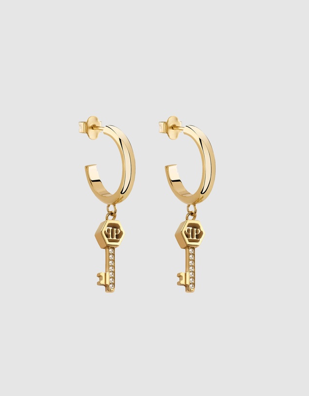 Philipp Plein - Plein Valentine Gold-Tone Earrings