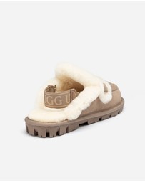 Ozwear Connection Uggs - Ugg Violet Shearling Slipper (Elastic Logo) (Detachable Feature)
