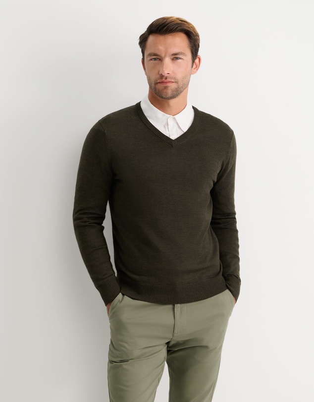 Sportscraft - Merino V Neck Knit