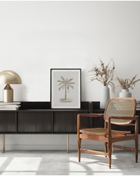 Olive et Oriel - Vintage Palm II Art Print