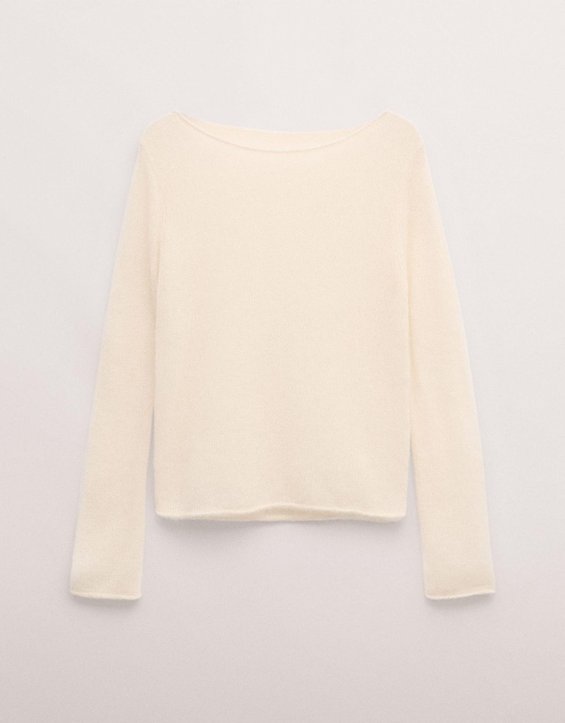 M.N.G - Semi-Transparent Alpaca Sweater
