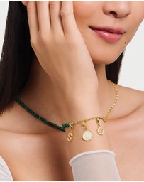 THOMAS SABO - Member Charm Bracelet with Green Beads