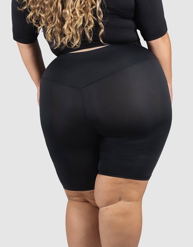 B Free Intimate Apparel - Plus Size High Waisted Long Biker Shorts
